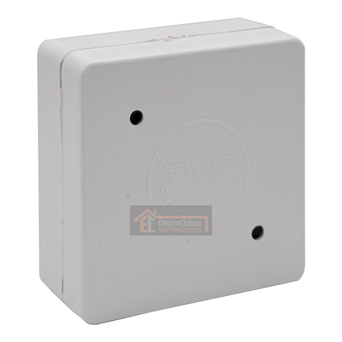 Caja Distribución 65x65 Sobrepuesta para Canaleta / Moldura Pvc