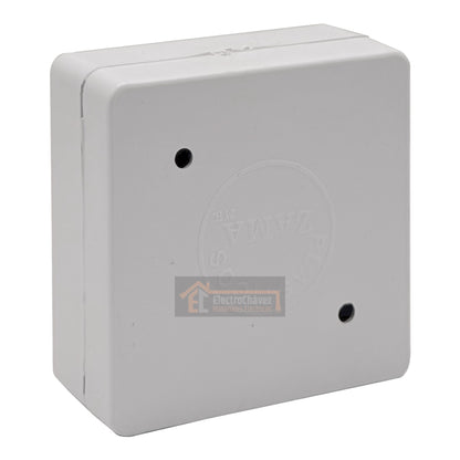 Caja Distribución 65x65 Sobrepuesta para Canaleta / Moldura Pvc