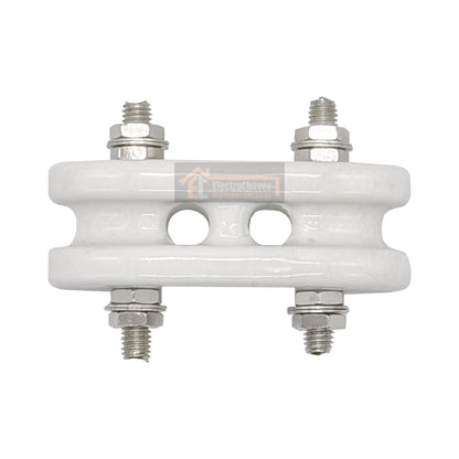 Seguro Portafusible Aéreo 10A Loza / Porcelana