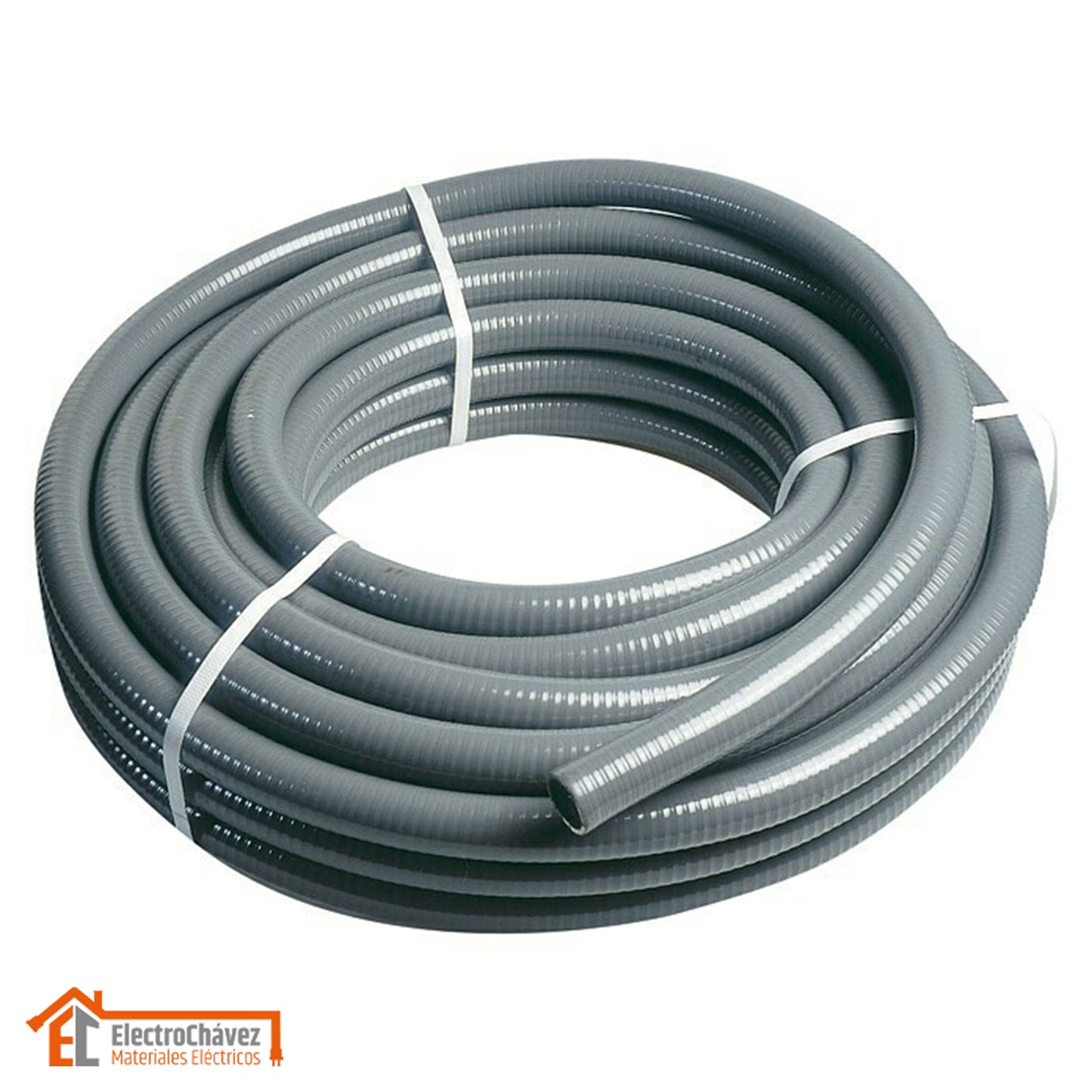 Tubería Flexible Exterior Intemperie Metal/pvc 20 mm Certificado (metro)