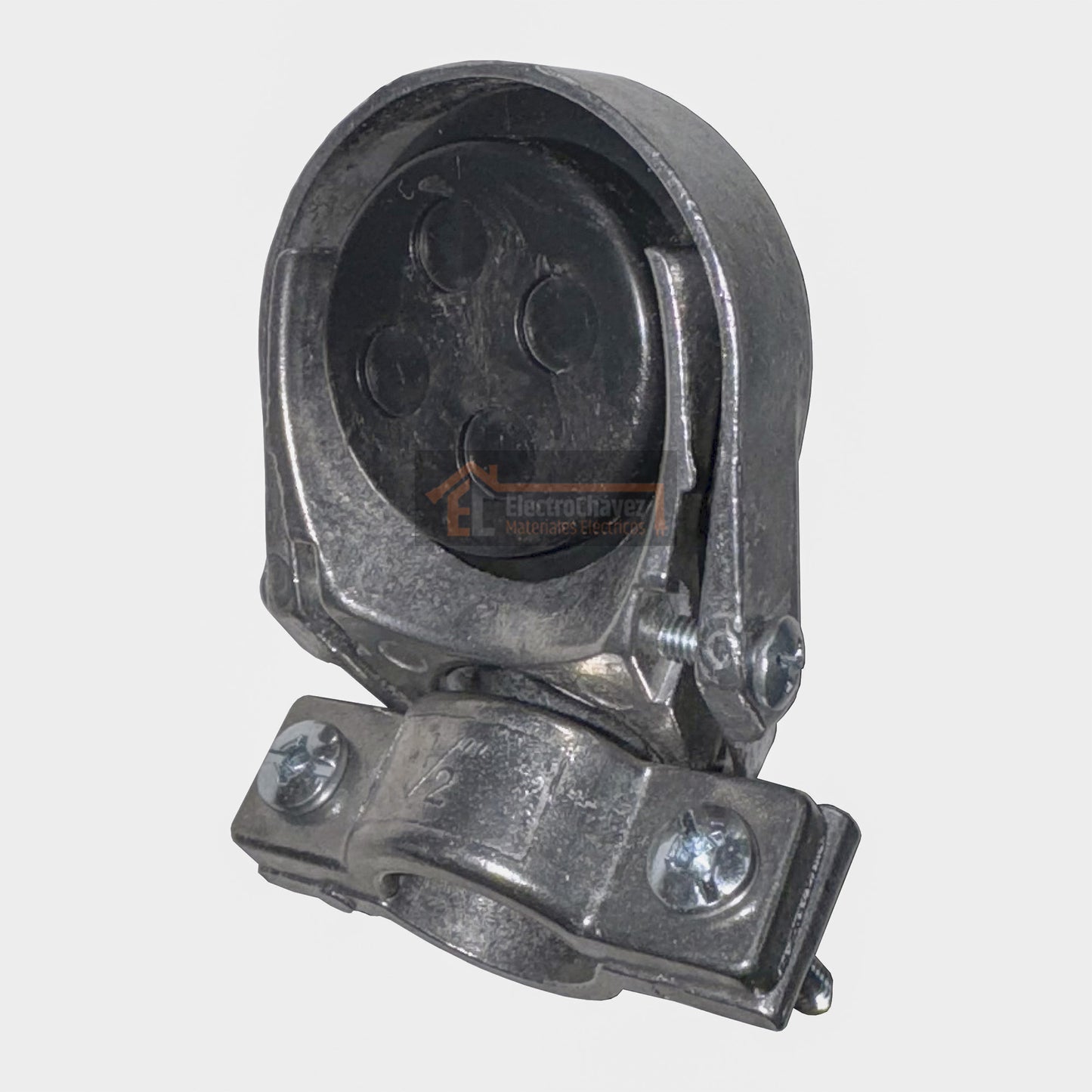 Cabeza Terminal de Servicio 20mm (1/2") Galvanizado con Abrazadera