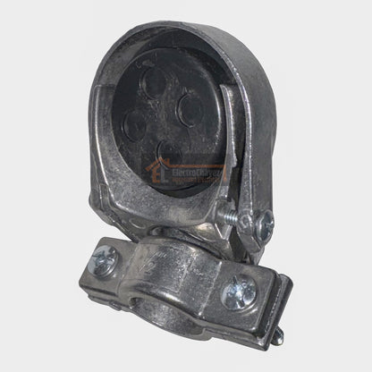 Cabeza Terminal de Servicio 20mm (1/2") Galvanizado con Abrazadera