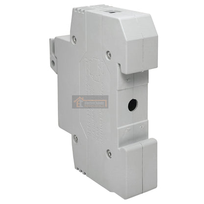 Base Portafusible con Luz Piloto 1p 10x38mm 32a Riel Din (Sin Fusible)