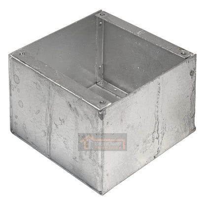 Caja Metálica Galvanizada Lisa 100x100x65