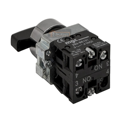 Selector 3 Posiciones 10a (2no) (1-0-2) 22mm
