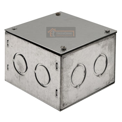 Caja Metálica 100x100x65 Sobrepuesta Pre-Galvanizada