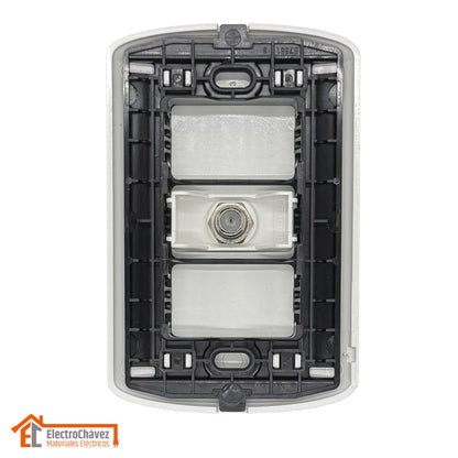 Toma Coaxial Tv Hembra Modus Plus Armado - Bticino