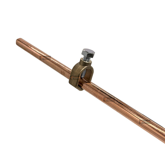 Barra Cooper toma tierra 1/2 x 1,5 m con Conector bronce