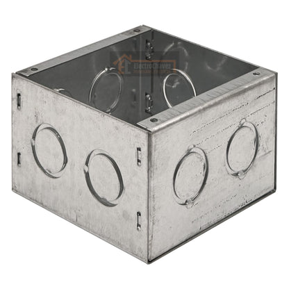 Caja Metálica 100x100x65 Sobrepuesta Pre-Galvanizada
