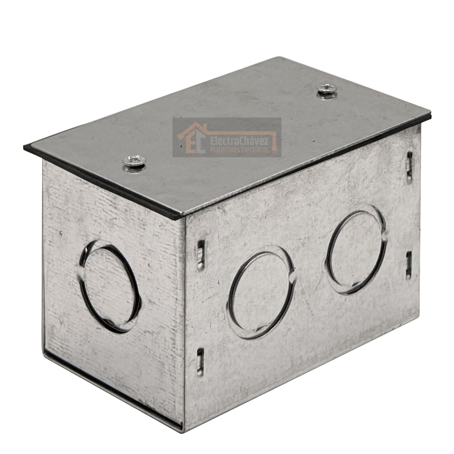 Caja Metálica 100x65x65 Sobrepuesta Pre-Galvanizada