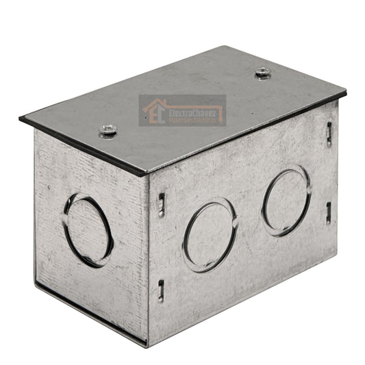 Caja Metálica 100x65x65 Sobrepuesta Pre-Galvanizada