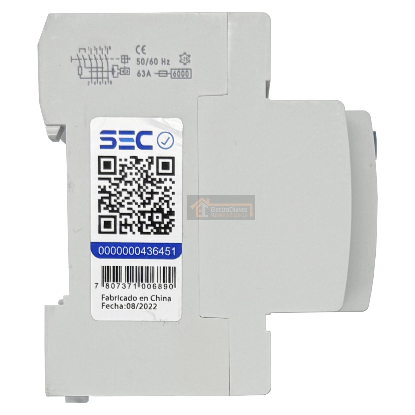Interruptor Disyuntor Automático Diferencial 4p 40a (4x40a) 30mA Tipo AC - Lexo