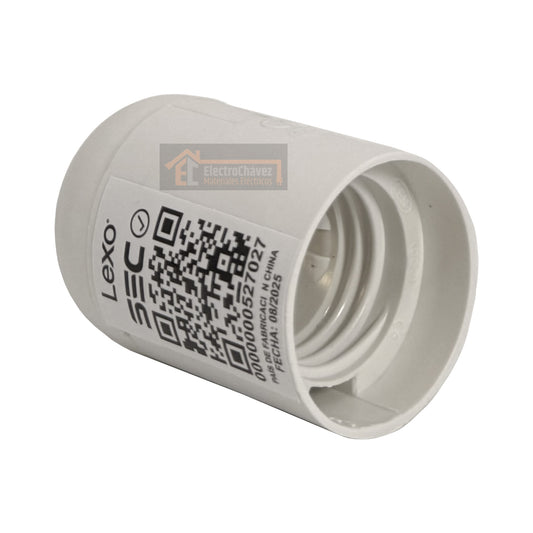 Soquete Portalámpara Volante Colgante E-27 Blanco