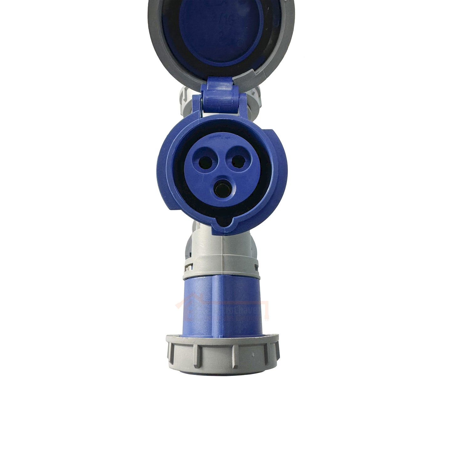 Enchufe Derivación Pulpo Industrial 3 Hembras 16a 2p+t 220v Ip67 - Lexo
