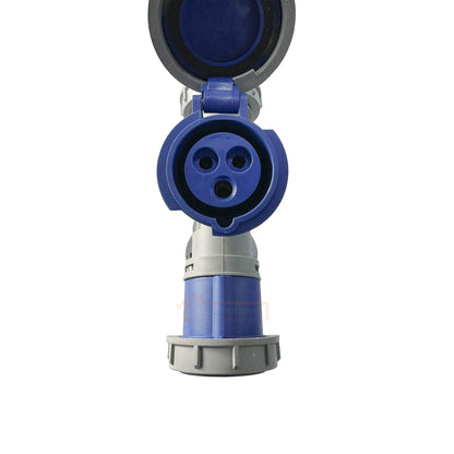 Enchufe Derivación Pulpo Industrial 3 Hembras 16a 2p+t 220v Ip67 - Lexo