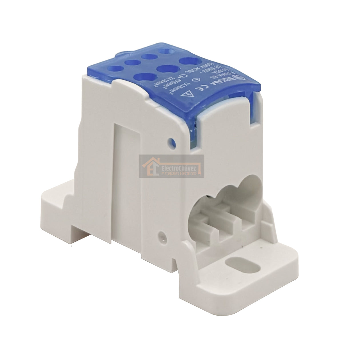 Barra Repartidora Regleta Unipolar 1x7 Polos 80a UKK80