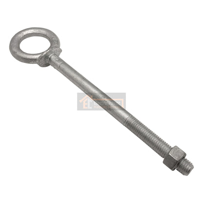 Perno Ojo 5/8 x 9" Acero Galvanizado con Tuerca