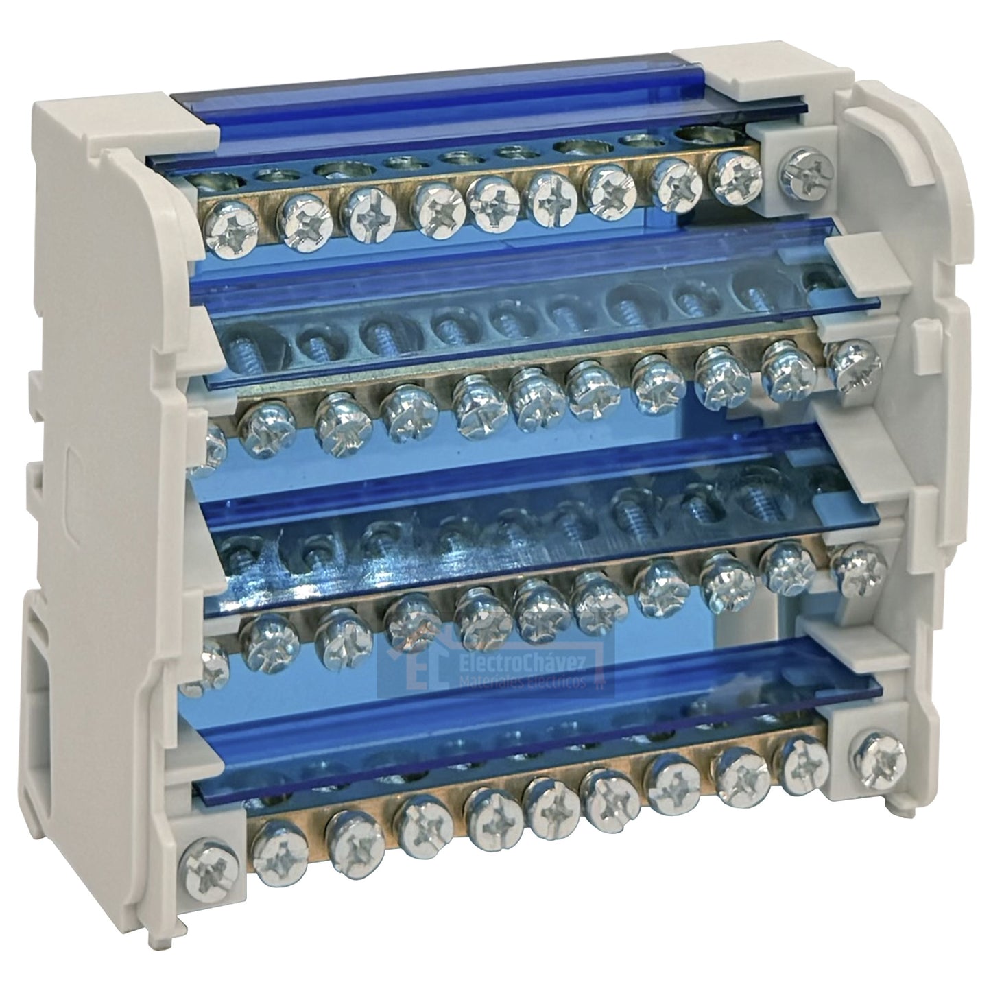 Barra Repartidora Regleta Tetrapolar 4x11 Polos