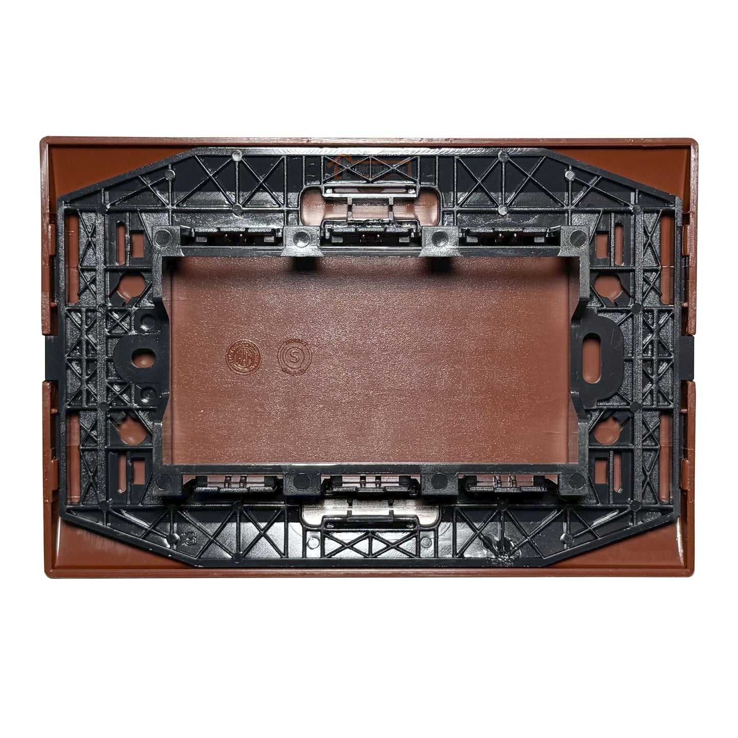 Tapa / Placa Ciega Café Con Soporte - KALOP