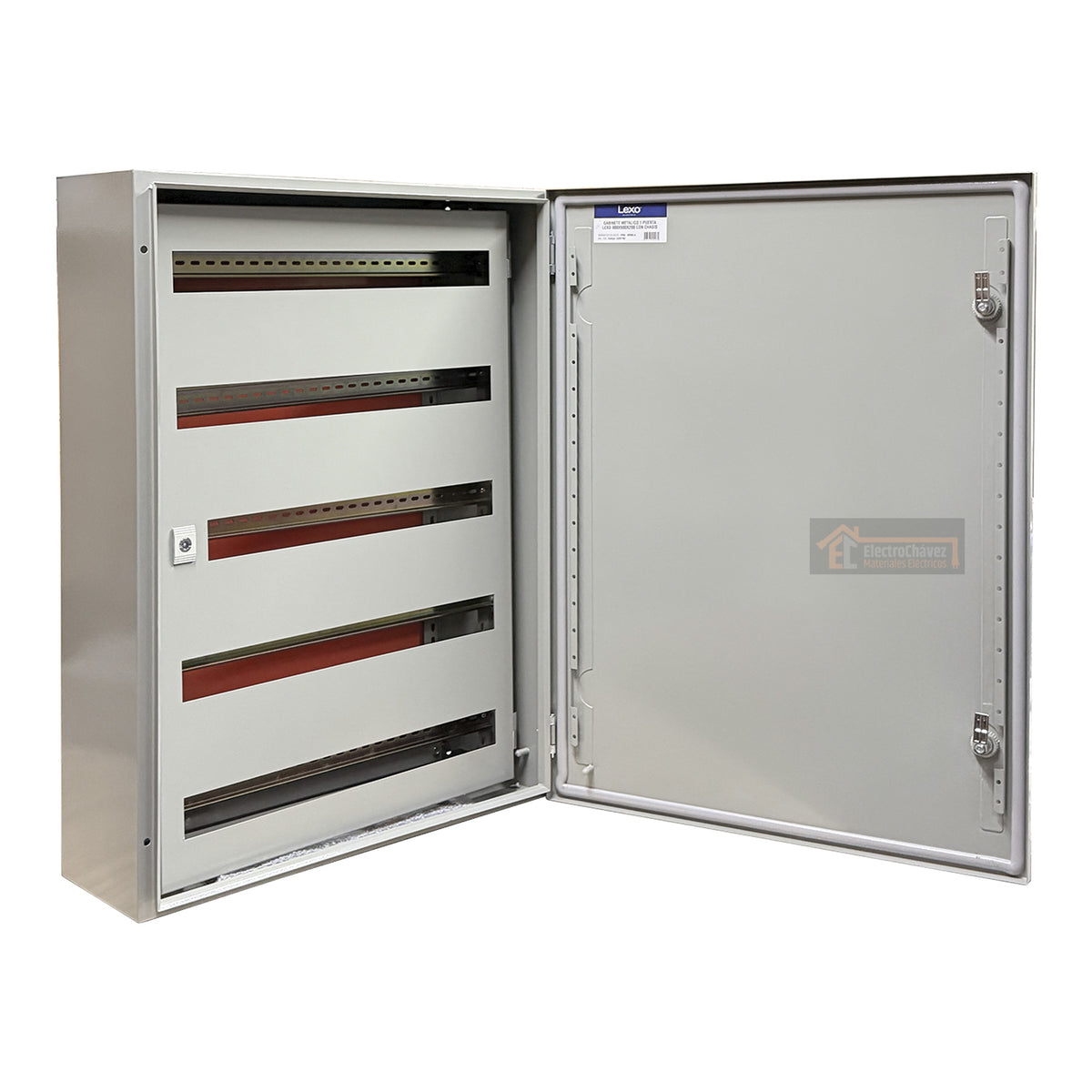 Gabinete Tablero Metálico Eléctrico 800x600x200 1 puerta con chasis Ip65