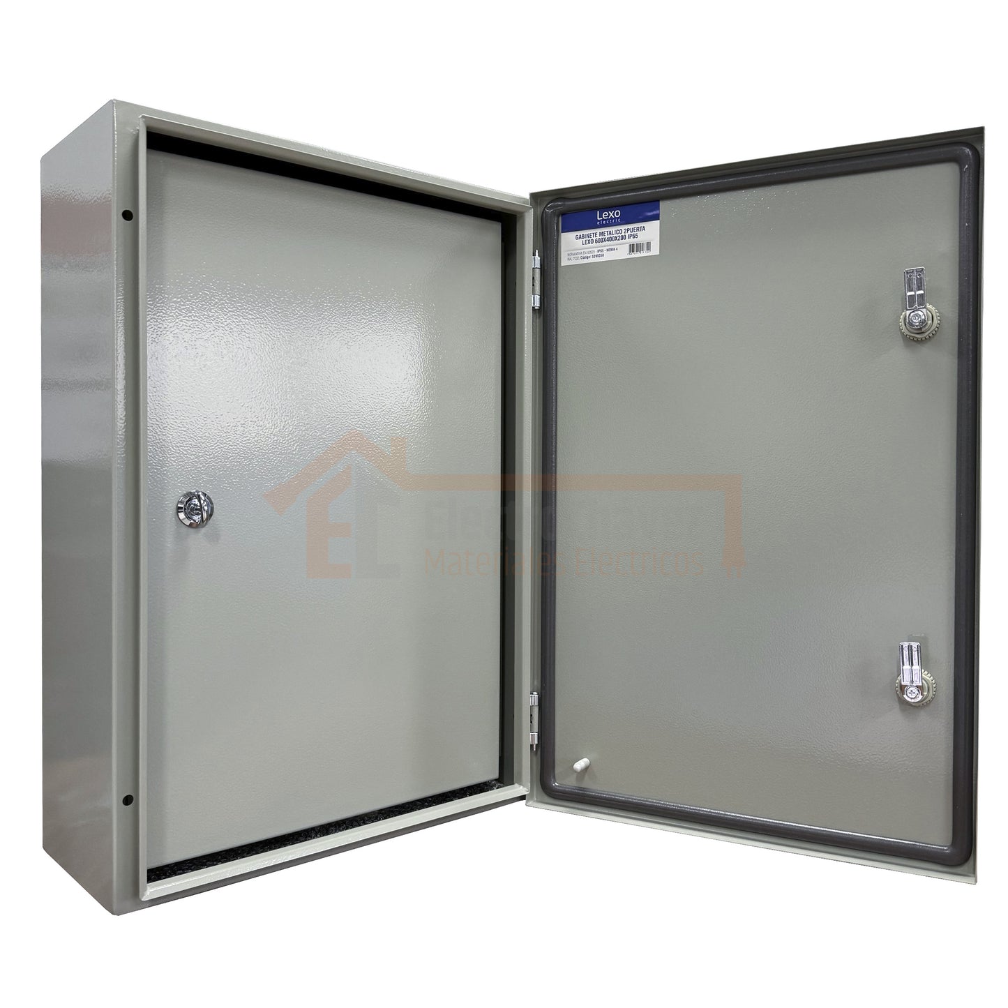 Gabinete Tablero Metálico Eléctrico 600x400x200 2 puerta Ip65