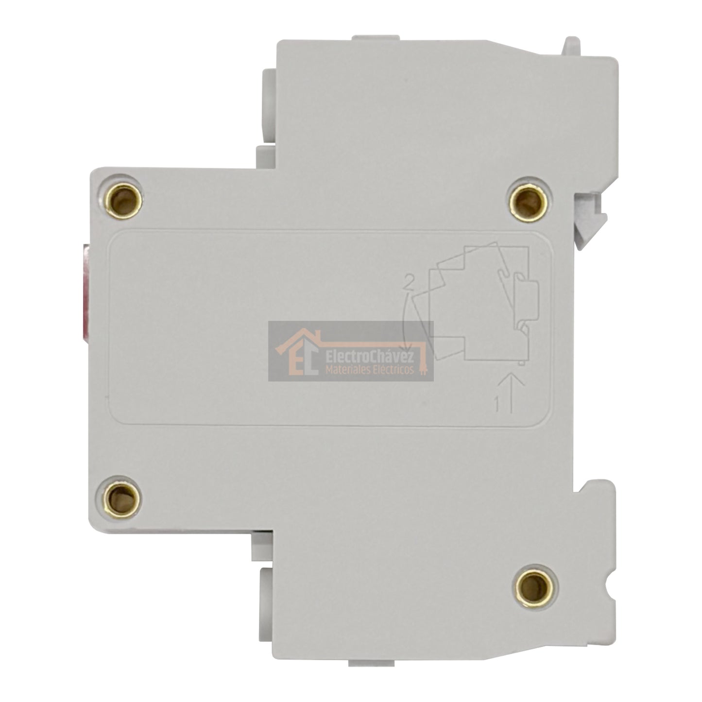 Luz Piloto Led Para Riel Din 35mm 220v (Rojo)