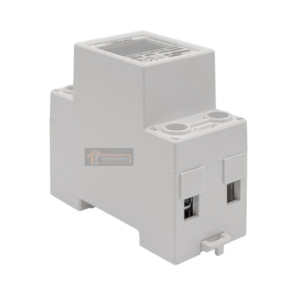 Remarcador De Corriente Eléctrico Monofásico 5(60)A Digital Riel Din