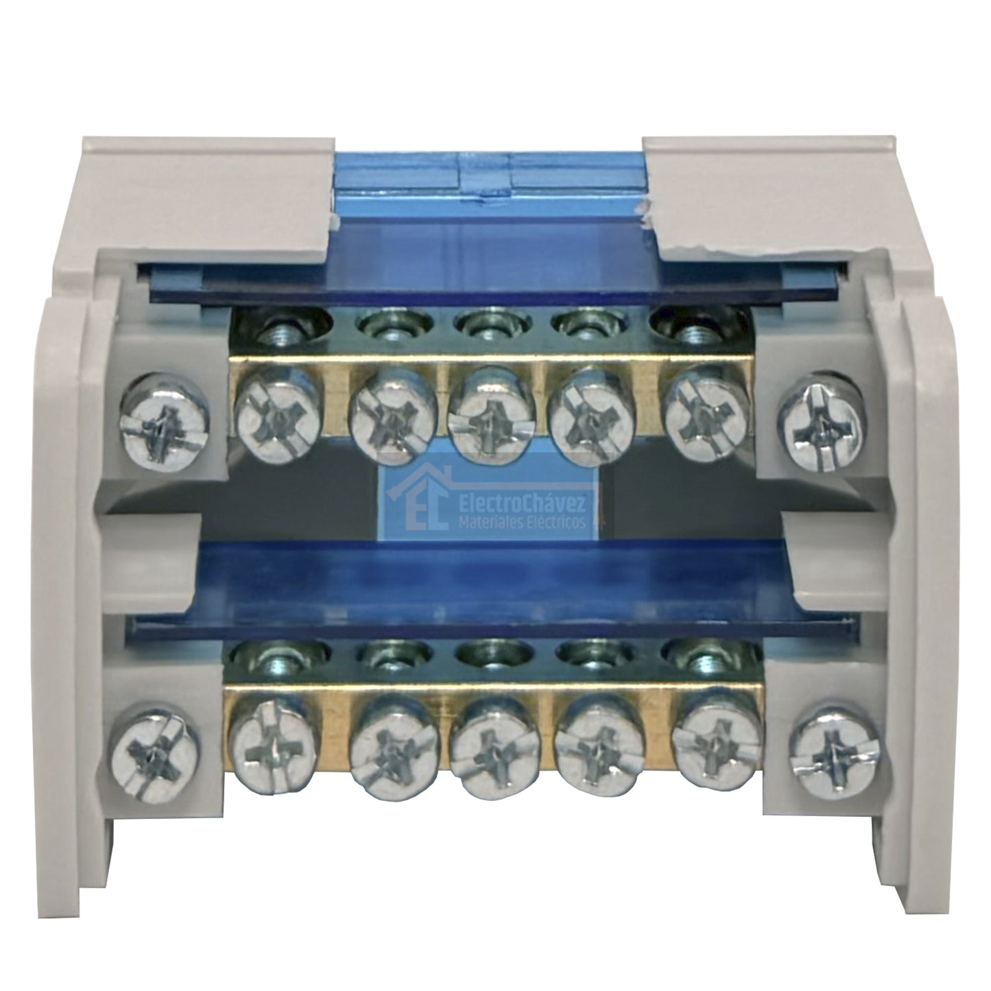 Barra Repartidora Regleta Bipolar 2x7 Polos