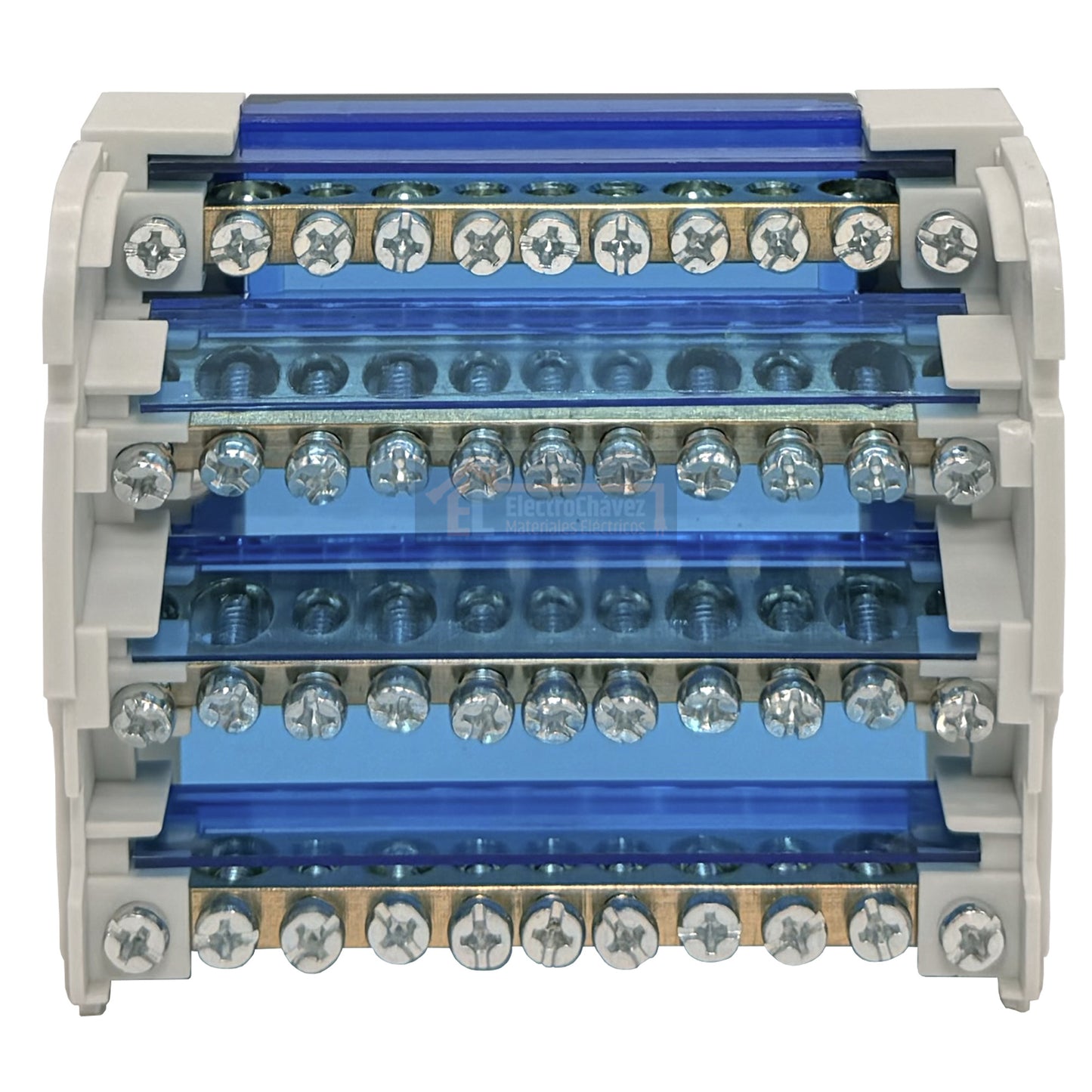 Barra Repartidora Regleta Tetrapolar 4x11 Polos