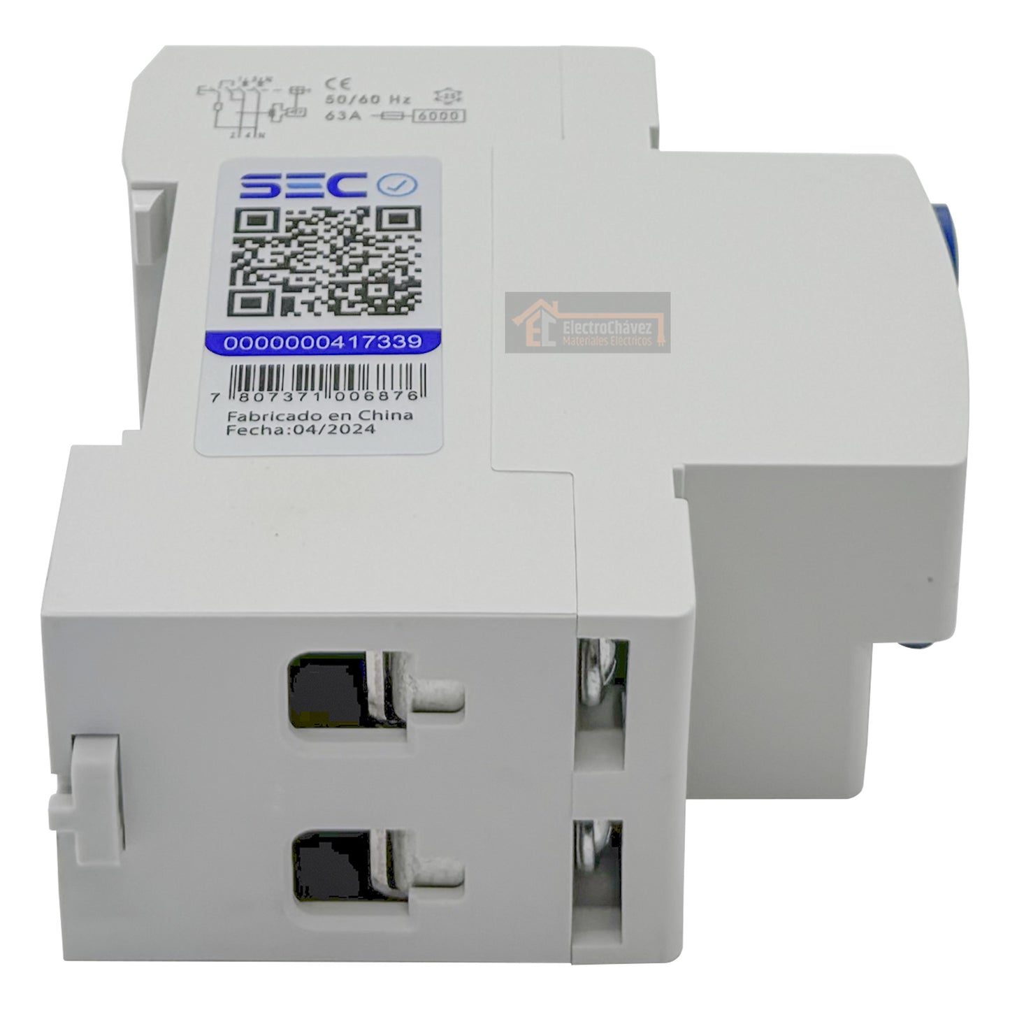 Interruptor Disyuntor Automático Diferencial 2p 40a (2x40a) 30mA - Lexo