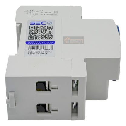 Interruptor Disyuntor Automático Diferencial 2p 40a (2x40a) 30mA - Lexo