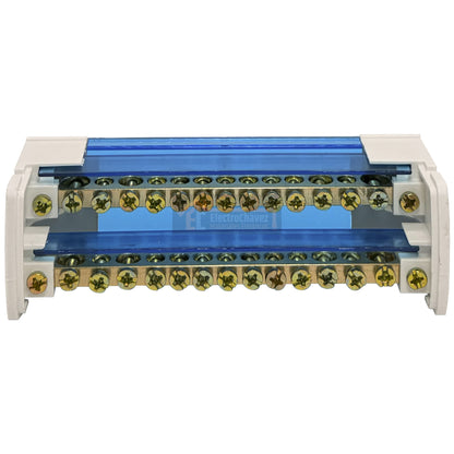 Barra Repartidora Regleta Bipolar 2x15 Polos