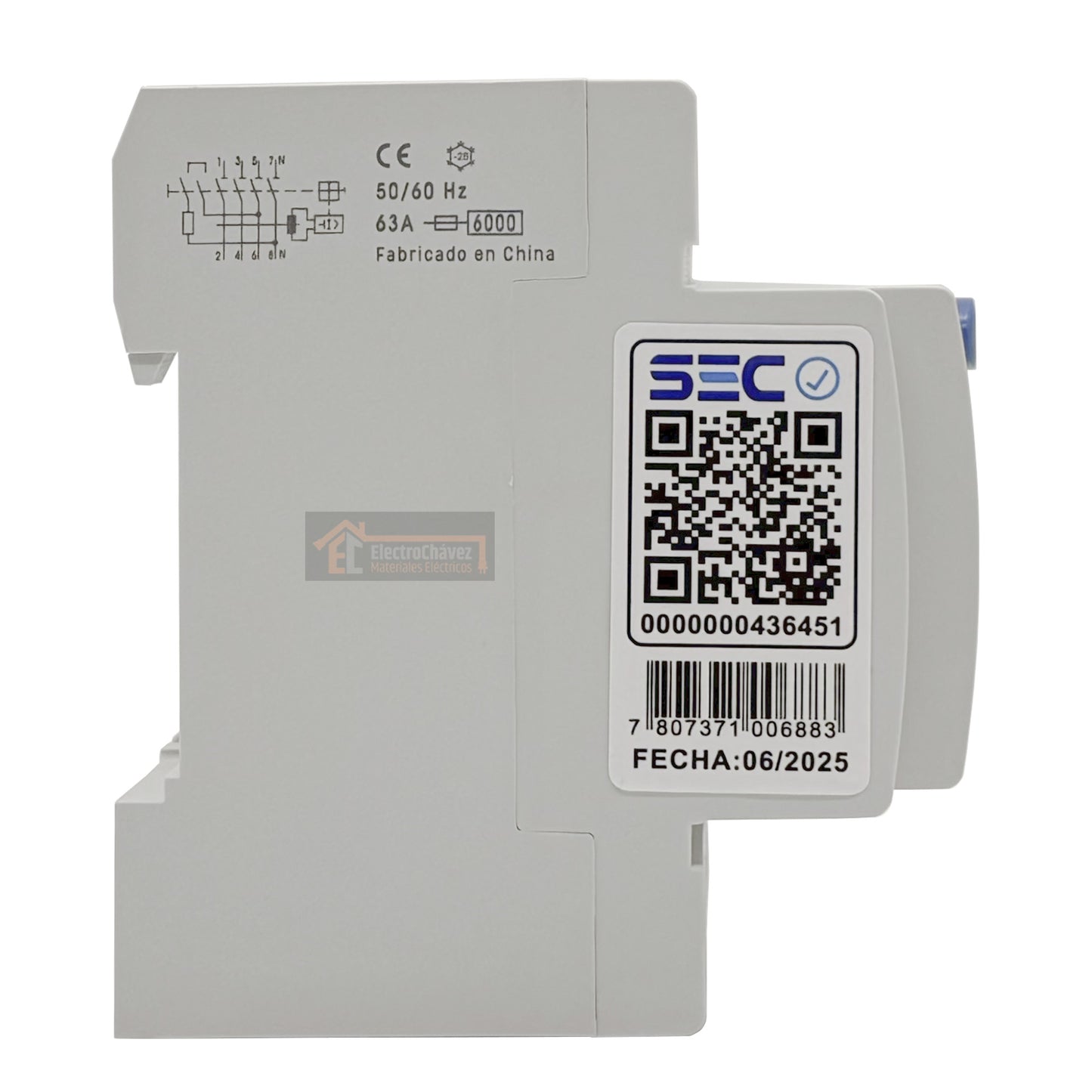 Interruptor Disyuntor Automático Diferencial 4p 25a (4x25a) 30mA Tipo AC - Lexo