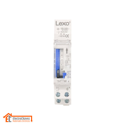 Temporizador / Timer Modular Sul180a 230v Riel Din - Lexo
