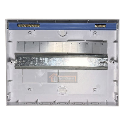 Tablero Sobrepuesto Interior 12 Circuitos / Módulos