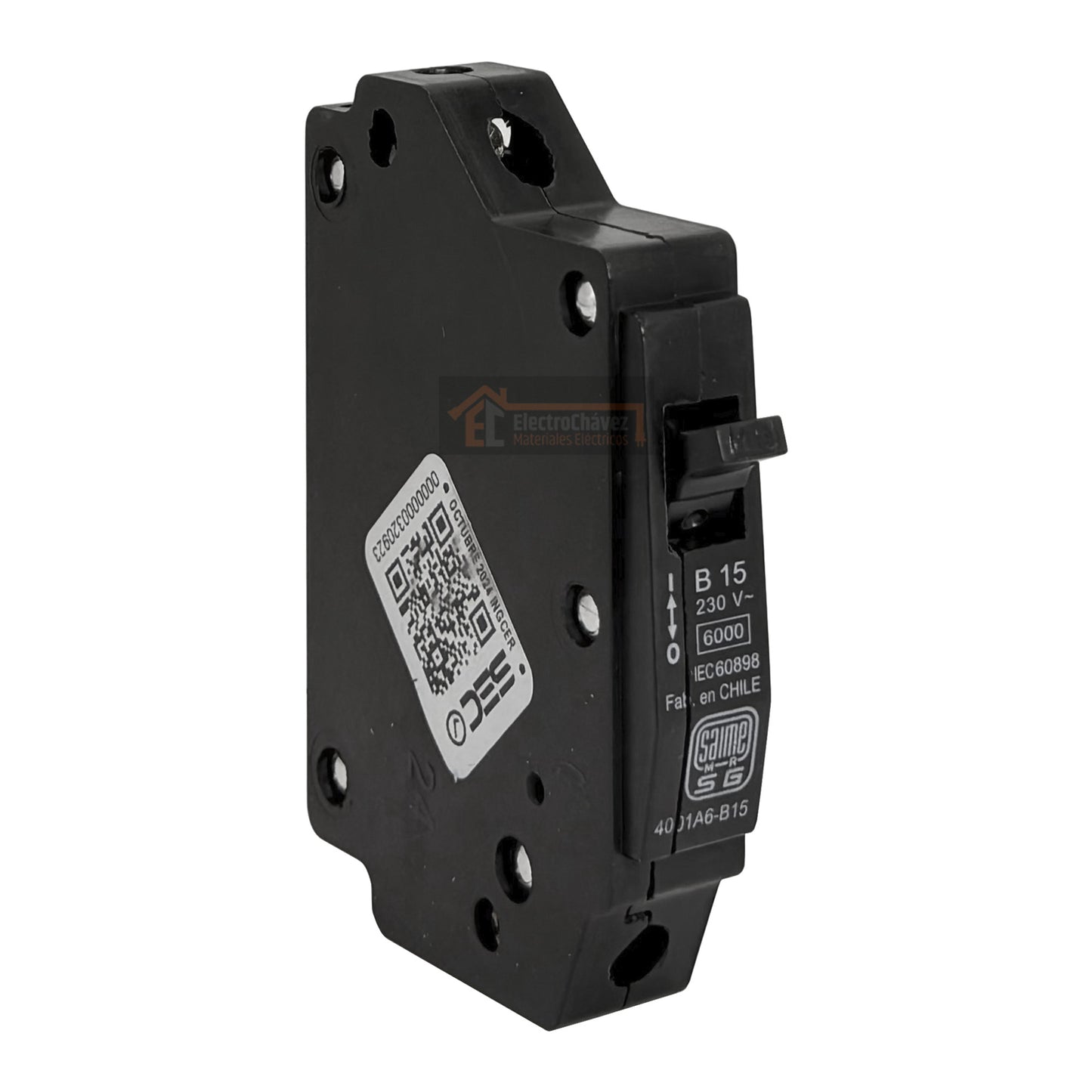 Interruptor Disyuntor Automático 1p 15a (1x15a) 6ka Curva B - Saime