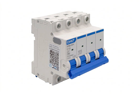 Interruptor Disyuntor Automático 4p 10a (4x10a) 10ka Curva C - Chint