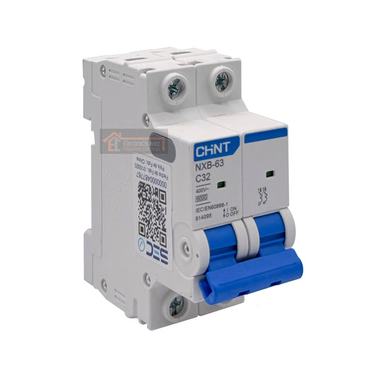 Interruptor Disyuntor Automático 2p 32a (2x32a) 6ka Curva C - Chint