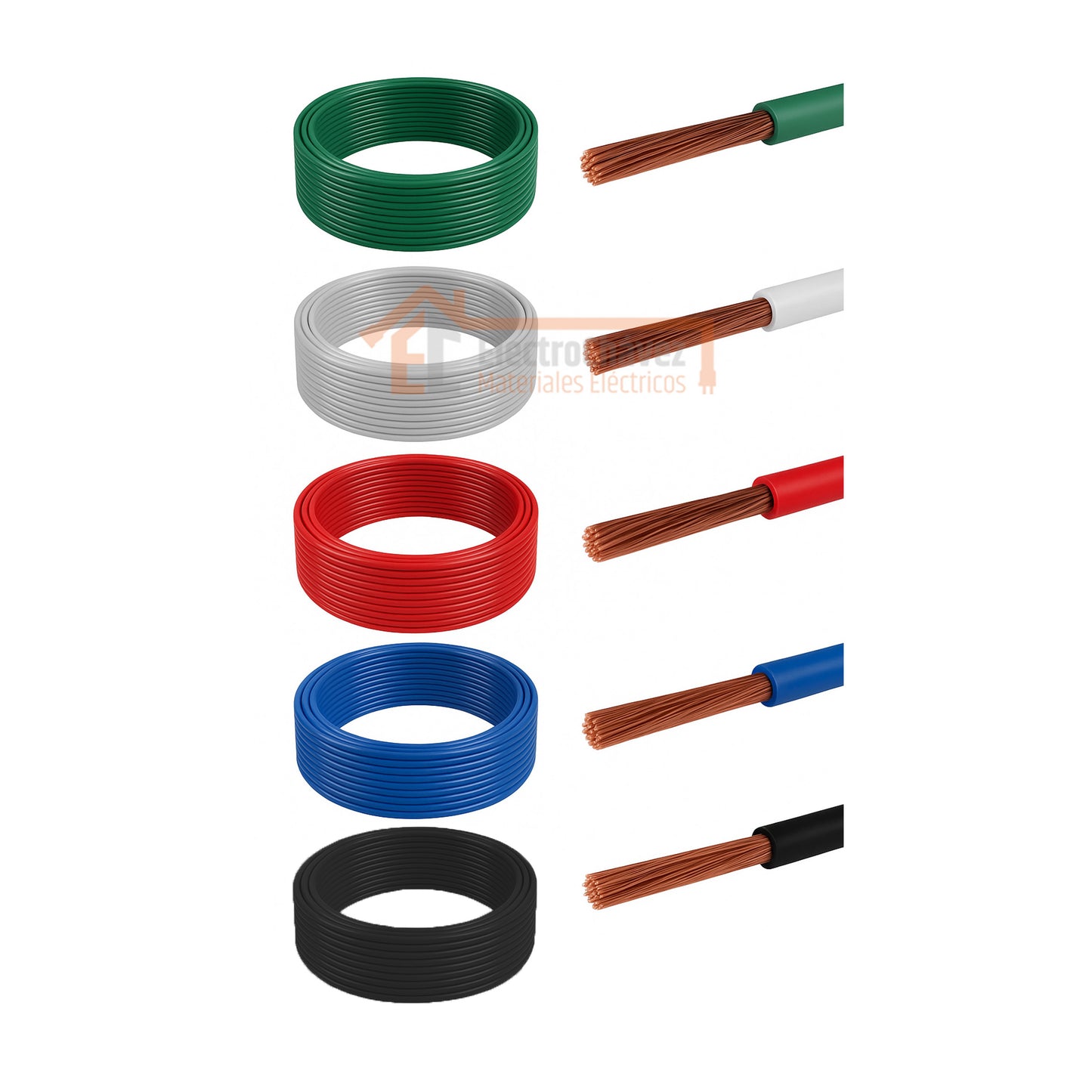 Cable Evaflex 4 mm² Libre De Halógeno h07z1-k (Por metro)