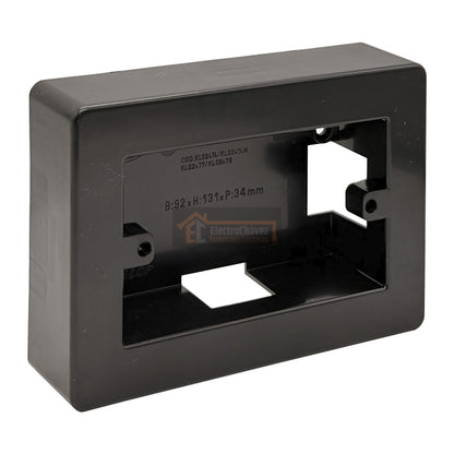 Caja Pvc Chuqui Distribución Eléctrica Negra - KALOP