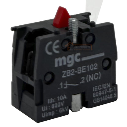 Contacto Auxiliar ( NC ) Para Selector Pulsador Botón