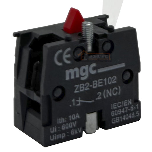 Contacto Auxiliar ( Nc / No ) Para Selector Pulsador Botón