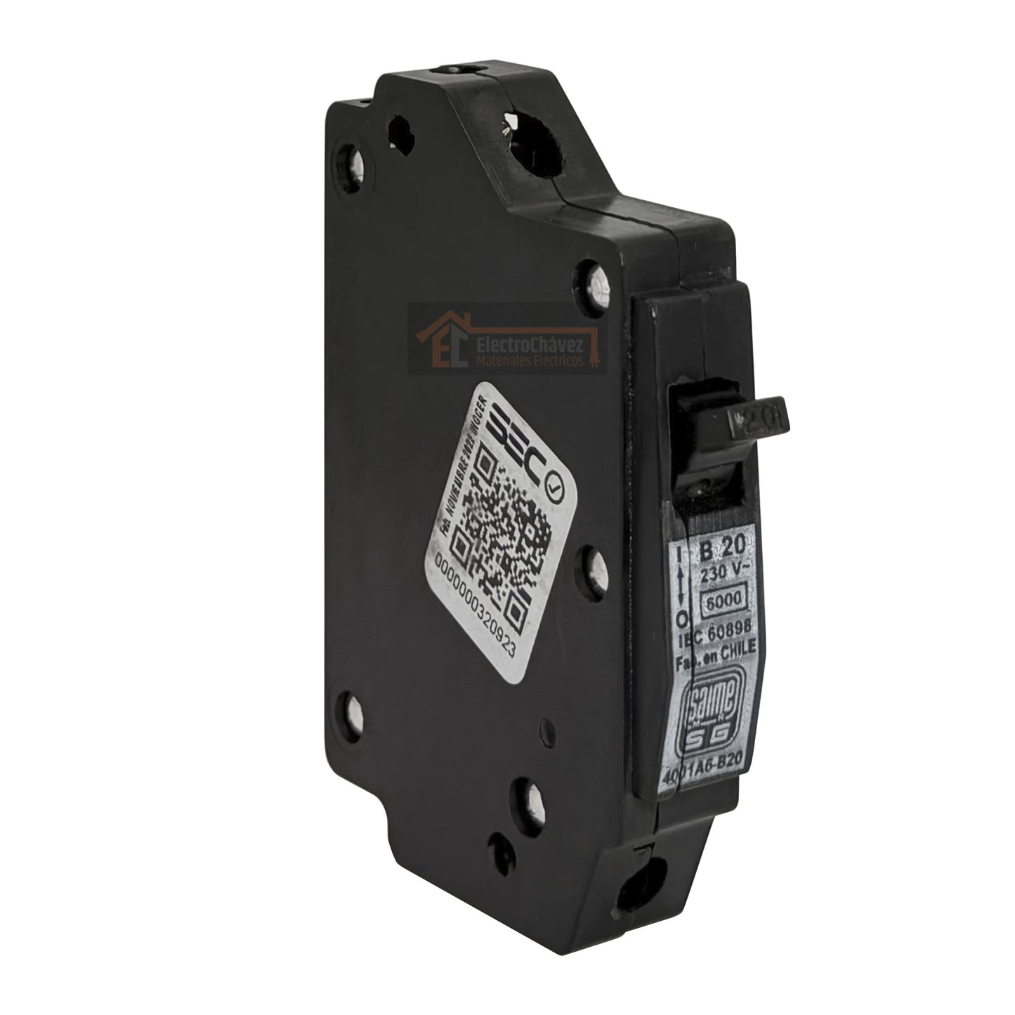 Interruptor Disyuntor Automático 1p 20a (1x20a) 6ka Curva B - Saime