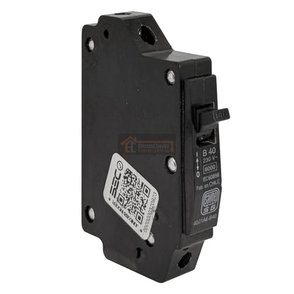 Interruptor Disyuntor Automático 1p 40a (1x40a) 6ka Curva B - Saime