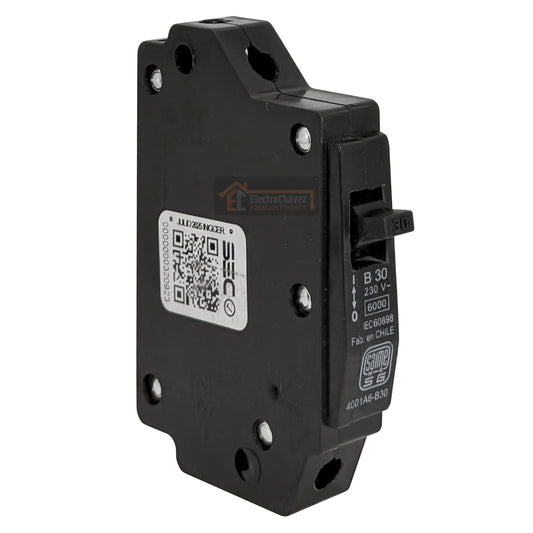 Interruptor Disyuntor Automático 1p 30a (1x30a) 6ka Curva B - Saime