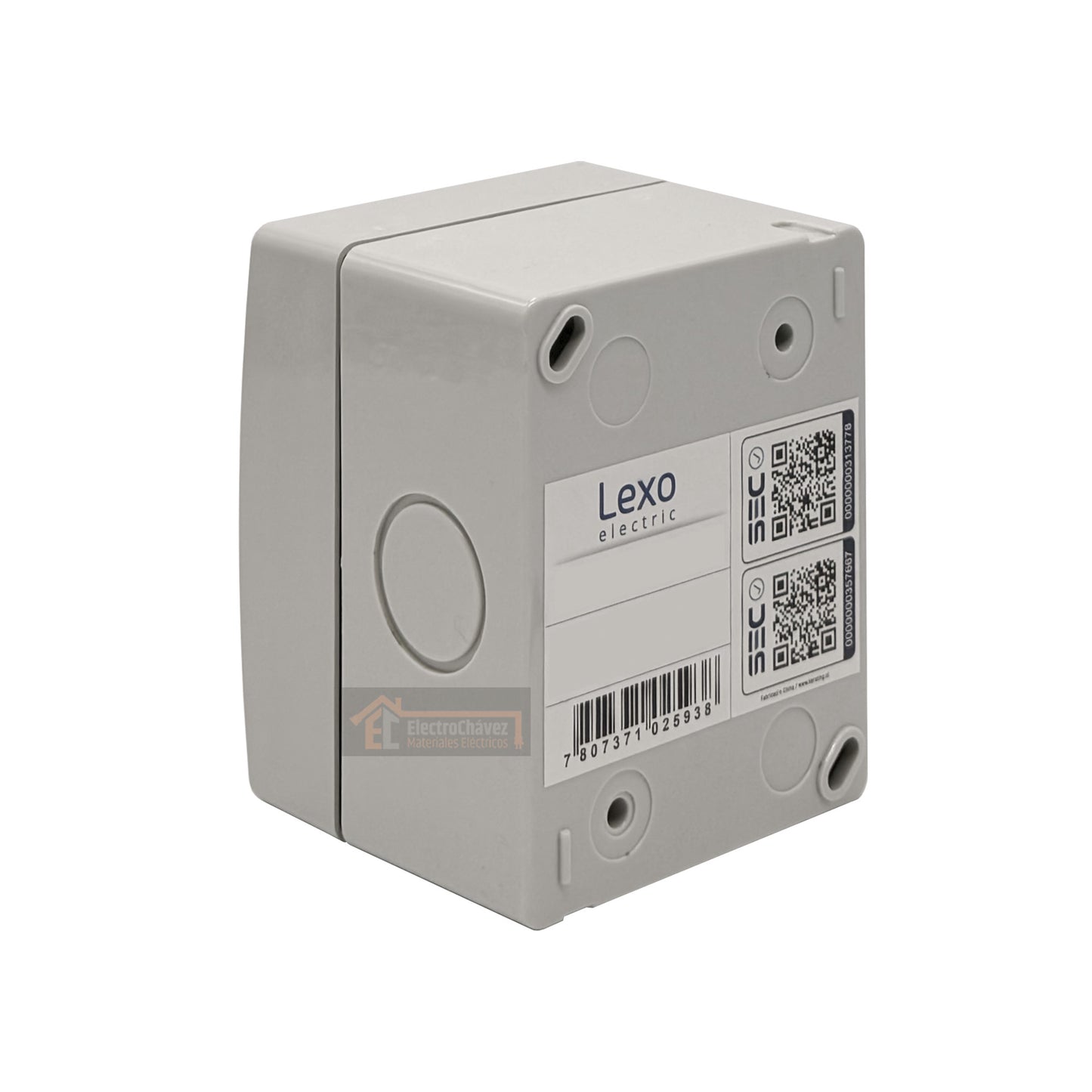Casquete Enchufe Simple 16a Hidrobox Exterior Intemperie  - Lexo