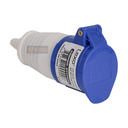 Enchufe Hembra Volante Industrial 16a 3P (2p+t) 220v IP44 - Lexo