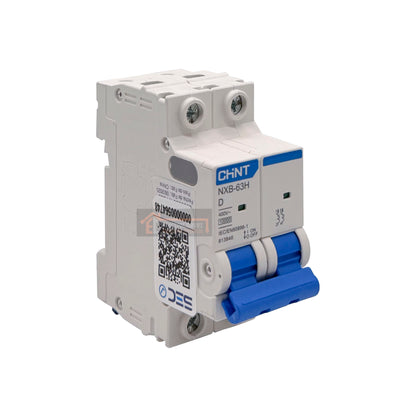 Interruptor Disyuntor Automático 2p 50a (2x50a) 10ka Curva D - Chint