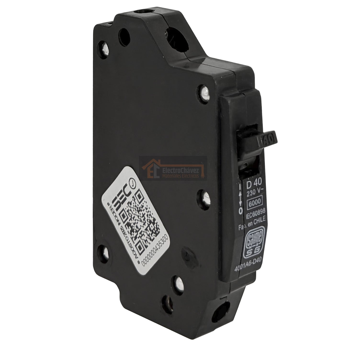 Interruptor Disyuntor Automático 1p 40a (1x40a) 6ka Curva D - Saime