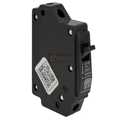 Interruptor Disyuntor Automático 1p 40a (1x40a) 6ka Curva D - Saime